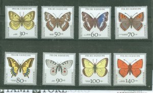 Germany #B705-712 Mint (NH) Single (Complete Set) (Butterflies)