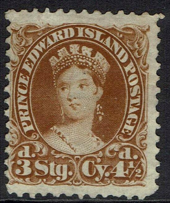 PRINCE EDWARD ISLAND 1870 QV CHALON 3D NO GUM 