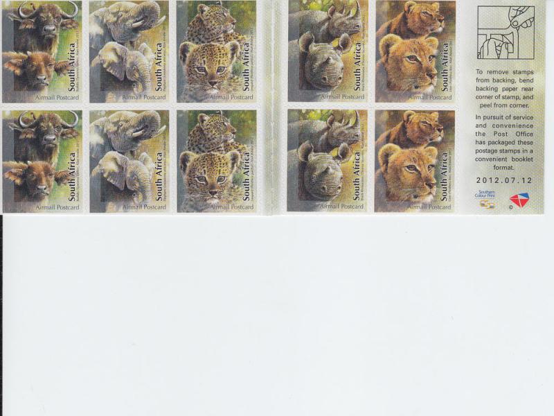 2012 South Africa Big 5 Animals - Babies BP (Scott New) MNH