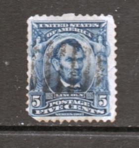 Scott # 304 USED single