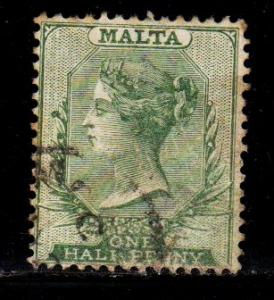 Malta - #8 Queen Victoria (Wmk 2) - Used