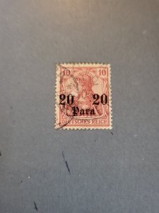 Stamps German Offices in Turkey Scott #32 used