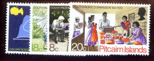 Pitcairn Islands 123-6 MNH South Pacific Commission       (Stock 001.004.jpg)