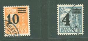 Denmark #244-245 Used Single (Complete Set)