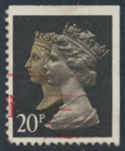 GB    SG 1469  Used  booklet 2 sides imperf  SC# MH193    see scans