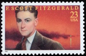 1996 23c F. Scott Fitzgerald, Writer Scott 3104 Mint F/VF NH