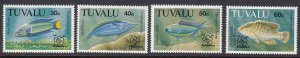 Tuvalu 629-32 Fish mnh