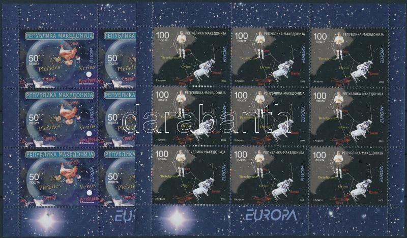 Makedonien stamp Europa CEPT minisheet set 2009 MNH Mi 502-503 WS189970