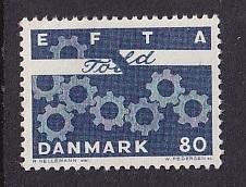 Denmark  #432  MNH  1967   EFTA