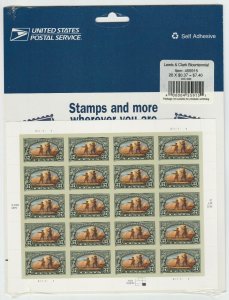 US 3854 Lewis & Clark Bicentennial 37c sheet (sealed) MNH 2004