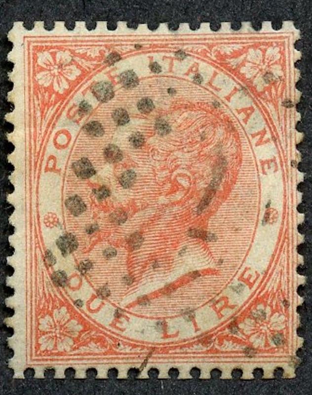 Italy  Sc# 33   Used   1863   Cat Val $125