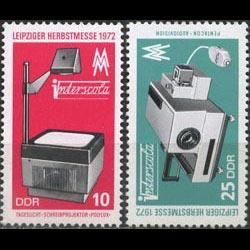 DDR 1972 - Scott# 1394-5 Leipzig Fair Set of 2 NH