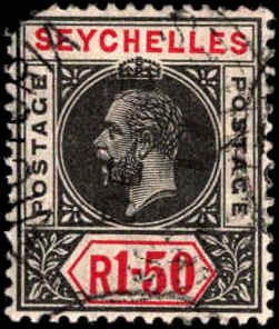 Seychelles #72, Incomplete Set, 1912, Used