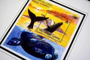 COLOR PRINTED TRISTAN DA CUNHA 1952-2010 STAMP ALBUM PAGES (139 illustr. pages)