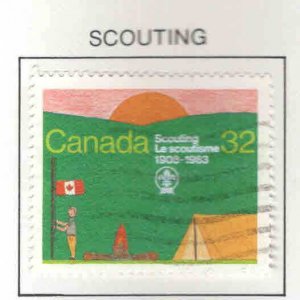 Canada Scott 993 Used Scout stamp