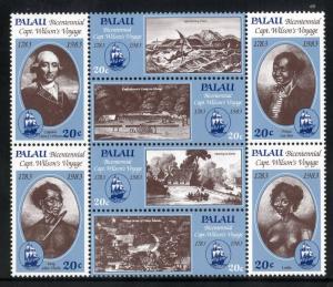 PALAU 40a MNH S/S SCV $5.00 BIN $3.00