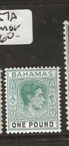 BAHAMAS  SG157A    KGVI   L1   MOG       P0127A H