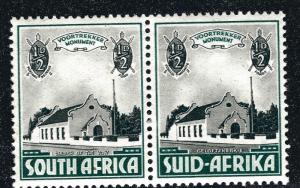 South Africa Sc #B1 pair 1/2d MVLH F-VF Cat $11.00