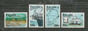 Tuvalu # 54-57 Unused Hinged