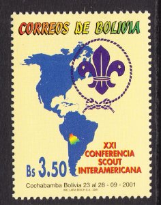 Bolivia 1155 Boy Scouts MNH VF