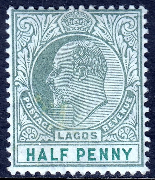 Lagos - Scott #50 - MH - Discoloration - SCV $9.00