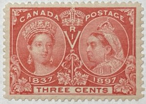 CANADA 1897 #53 Diamond Jubilee Issue - MH (CV 35$ +)