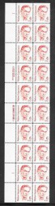 #1849 MNH Plate Block Strip of 20