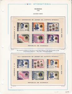 LIONS CLUB International Collection on Pages  Mounted Sets & Souvenir Sheets VF