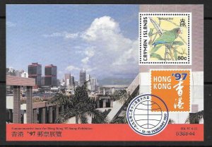 CAYMAN ISLANDS SGMS840 1997 HONG KONG STAMP EXHIBITION MNH