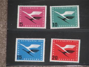 Germany Scott# C61-64, MNH
