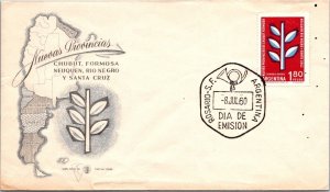 Argentina 1960 FDC - New Provinces - Rosario - J75