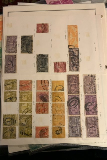 Large Mixed Lot mostly Postmarked US Stamps