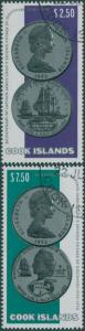 Cook Islands 1974 SG492-493 Cook Second Voyage set FU