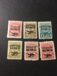 Uruguay sc C121-C126 MNH comp set