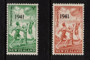 NEW ZEALAND 1941 Health; Scott B18-19, SG 632-33; MNH