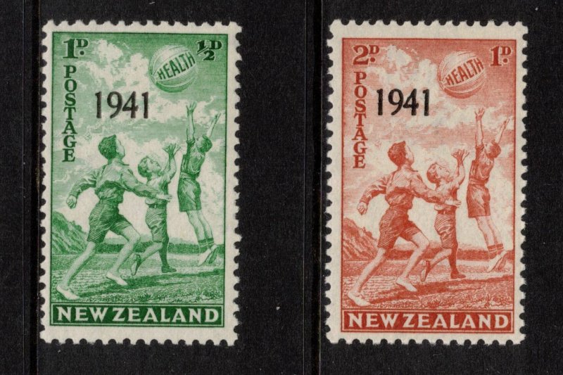 NEW ZEALAND 1941 Health; Scott B18-19, SG 632-33; MNH