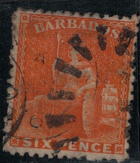 Barbados 1875 SC 48 Used SVC$ 95.00