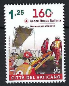 2024 Vatican City Sc# 1862, 160th Anniv.of the Italian Red Cross MNH