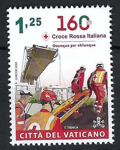 2024 Vatican City Sc# 1862, 160th Anniv.of the Italian Red Cross MNH