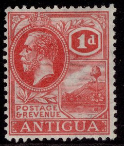 ANTIGUA GV SG63, 1d carmine red, M MINT.