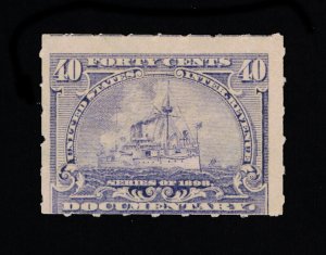 EXCELLENT GENUINE SCOTT #R170 F-VF MINT OG H 1898 BLUE LILAC ROULETTED 5½