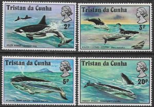 Tristan Da Cunha #202-5 MNH Set - Killer Whales