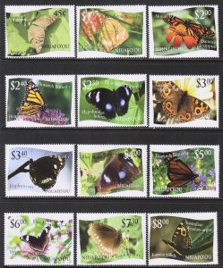 Tonga,  Niuafo’ou, Butterflies (SC# 275-286) MNH SET