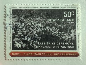 New Zealand 2008 Scott 2444 used - 50c, Spike ceremony, Manganui-o-te-Ao 1908