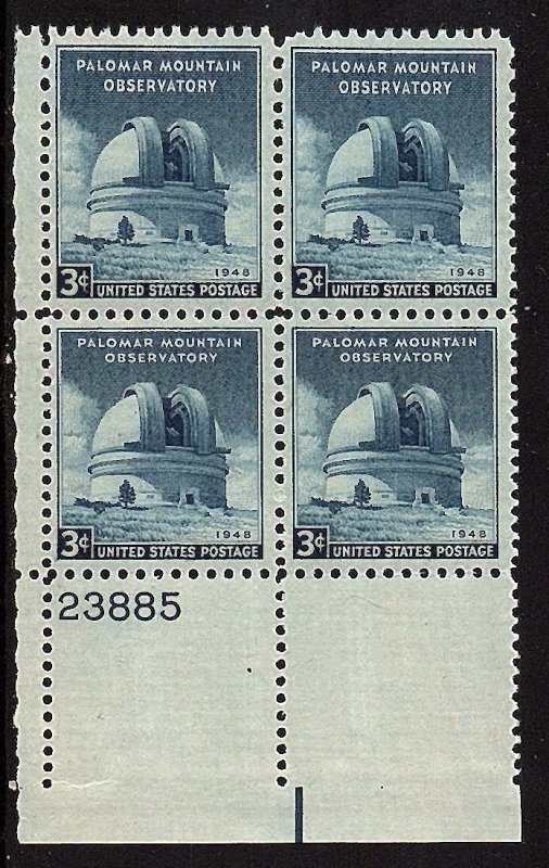 USA 1948 Scott 966 mnh  Plate Block of 4 fvf