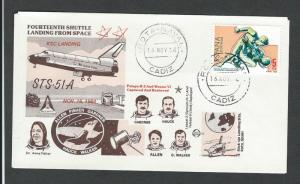 Spain  Space  Event Cover   Space Shuttle