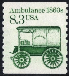 SC#2128 8.3¢ Ambulance Coil Single (1985) MNH
