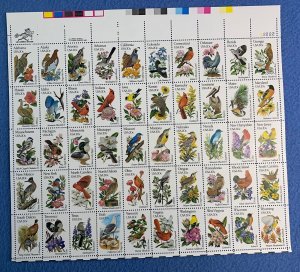 USA - Sc 1953-2002 - MNH sheet of 50 - 20 cents Birds & Flowers - 1981