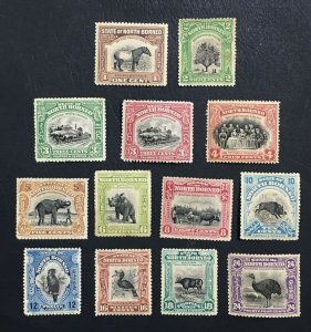 MOMEN: NORTH BORNEO SG #158-176 MINT OG H £375 LOT #61617