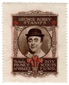 (I.B) Cinderella Collection : Boy Scout Fund (George Robey Stamps)